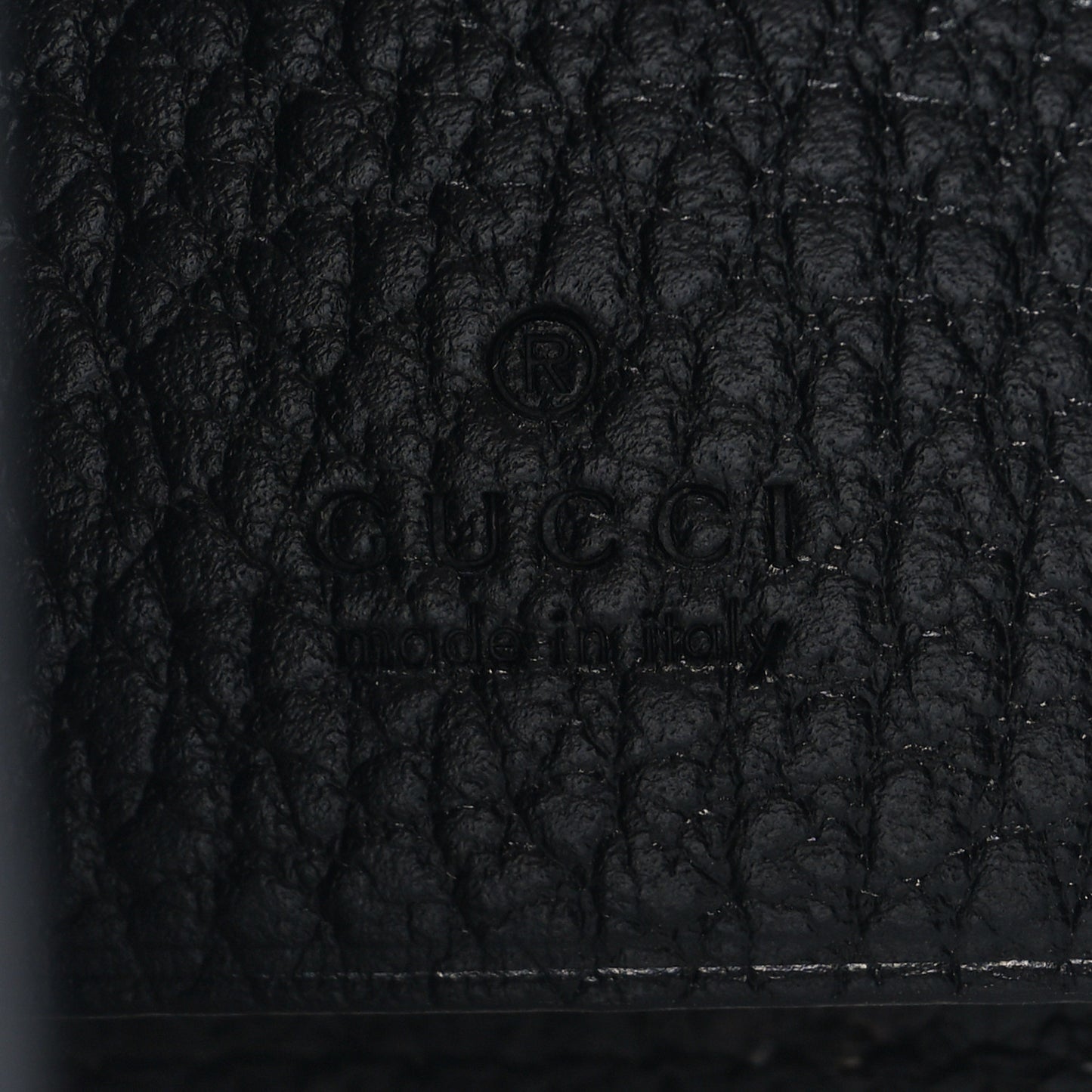 Dollar Calfskin GG Supreme Monogram GG Marmont 6 Key Holder Case Black Beige Ebony