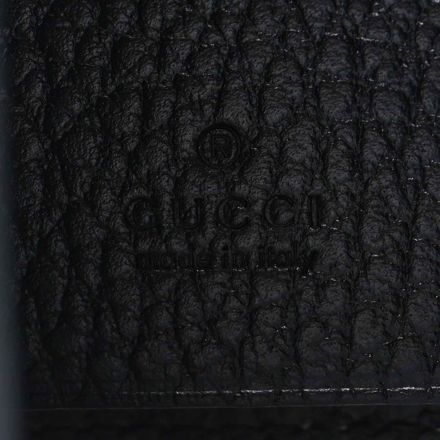 Gucci Dollar Calfskin GG Supreme Monogram GG Marmont 6 Key Holder Case Black Beige Ebony 6 of 7