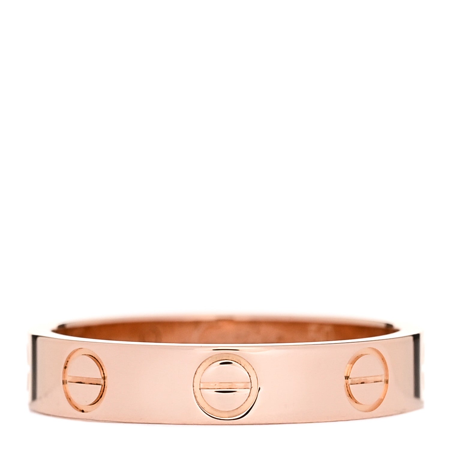 Cartier 18K Pink Gold 3.5mm LOVE Wedding Band Ring 50 5.25 1 of 4