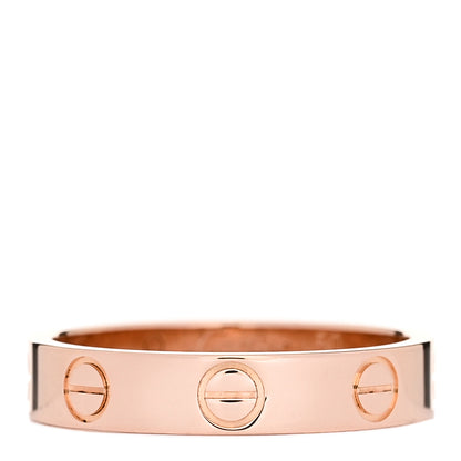 Cartier 18K Pink Gold 3.5mm LOVE Wedding Band Ring 50 5.25 1 of 4