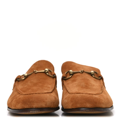 Gucci Suede Horsebit Mens Jordaan Loafers 9.5 Harness Brown 3 of 11