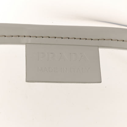Prada Vinyl Calfskin Tote Transparent White 7 of 14