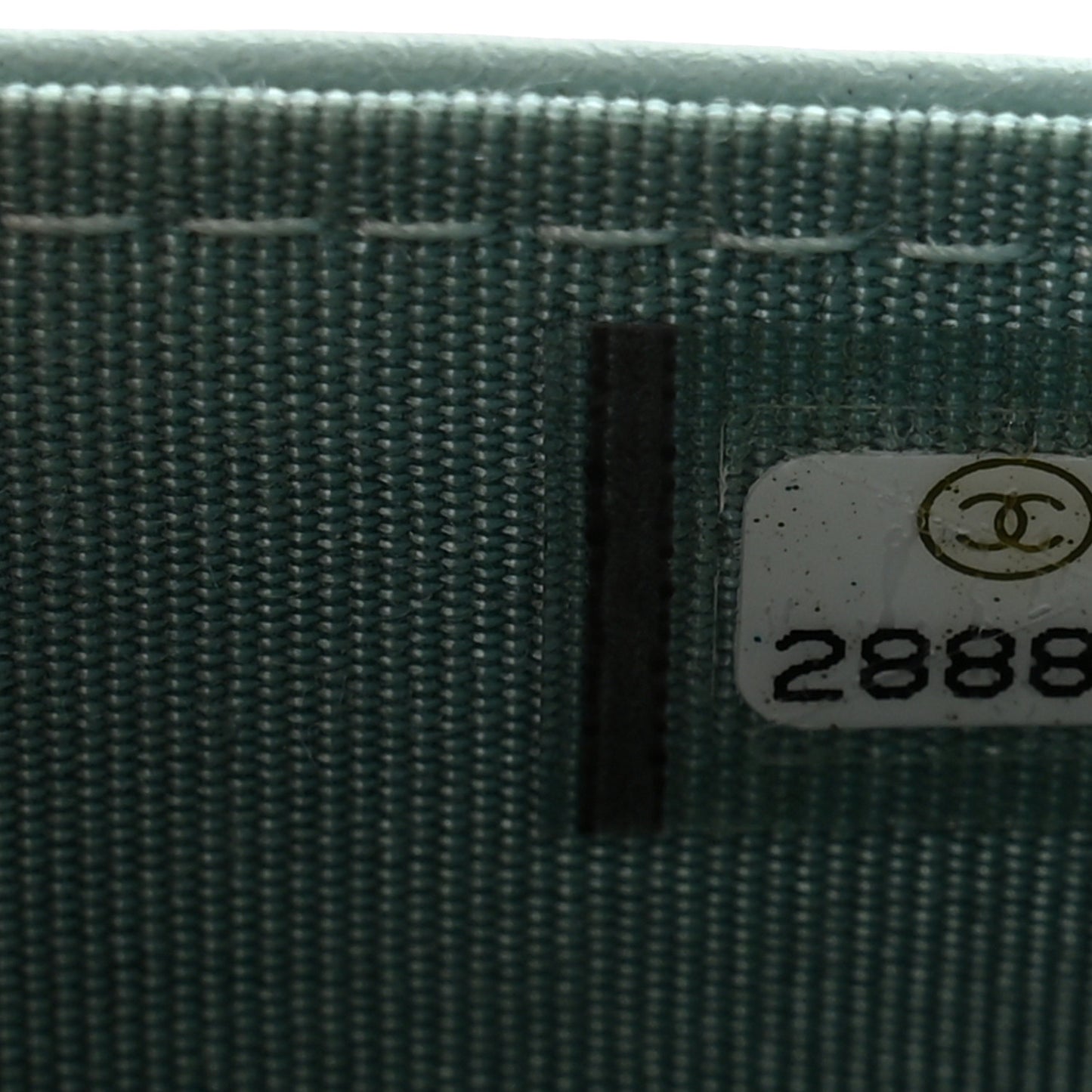 Caviar Quilted Boy Wallet On Chain WOC Light Blue