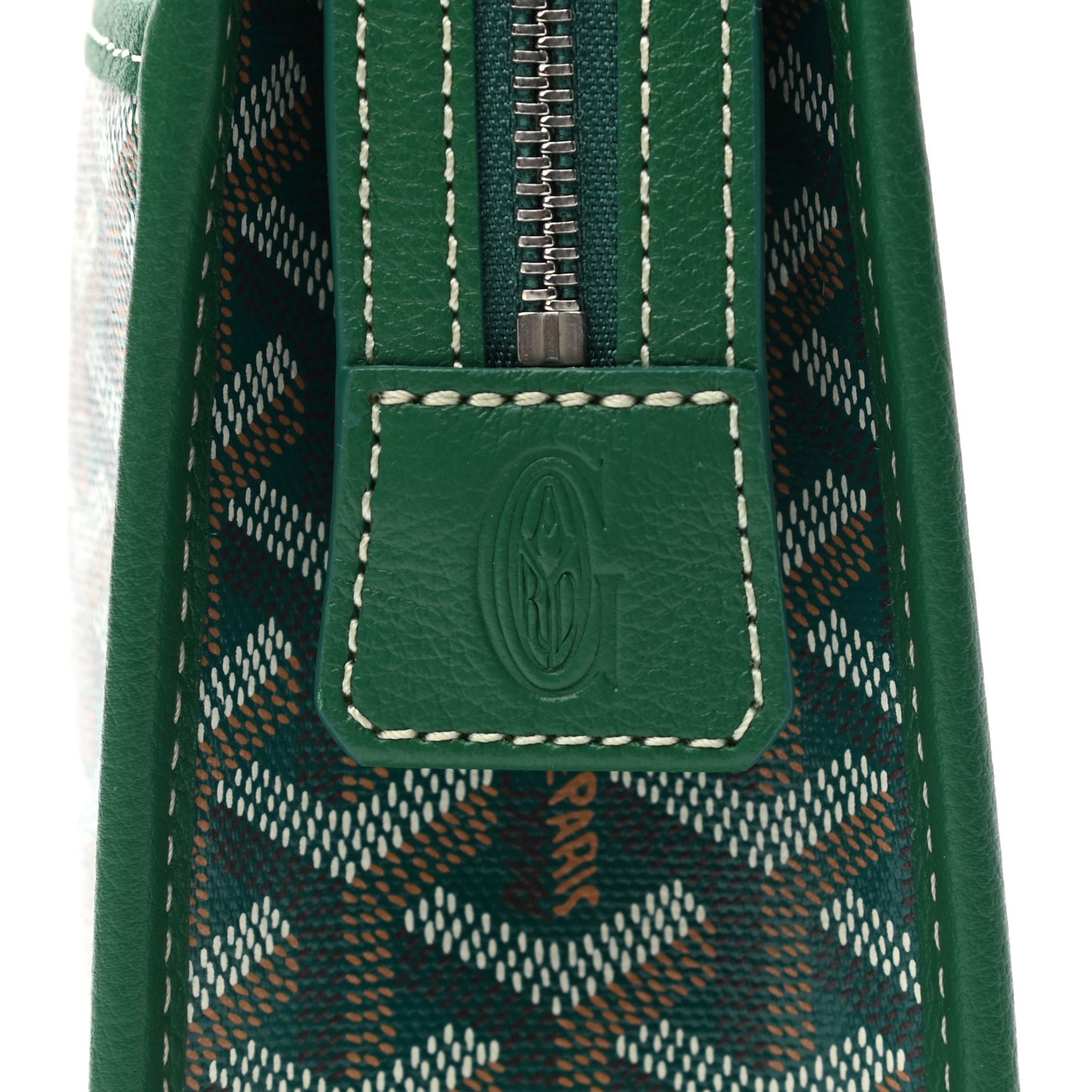 Goyardine Jouvence Toiletry Pouch Green