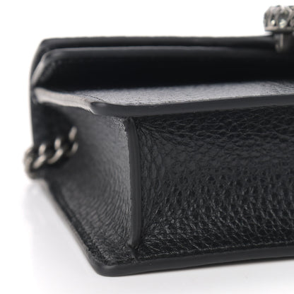 Gucci Calfskin Super Mini Dionysus Shoulder Bag Black 7 of 8