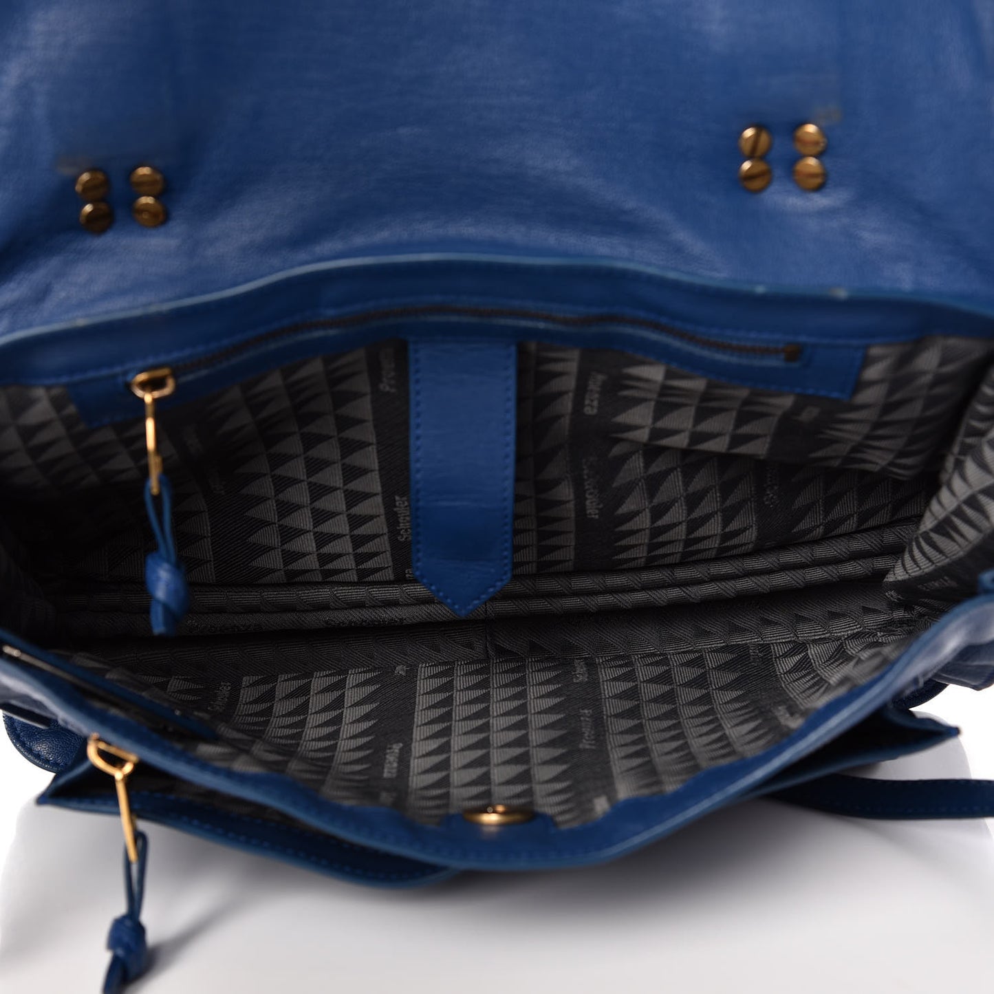 Lambskin Medium PS1 Satchel Royal Blue
