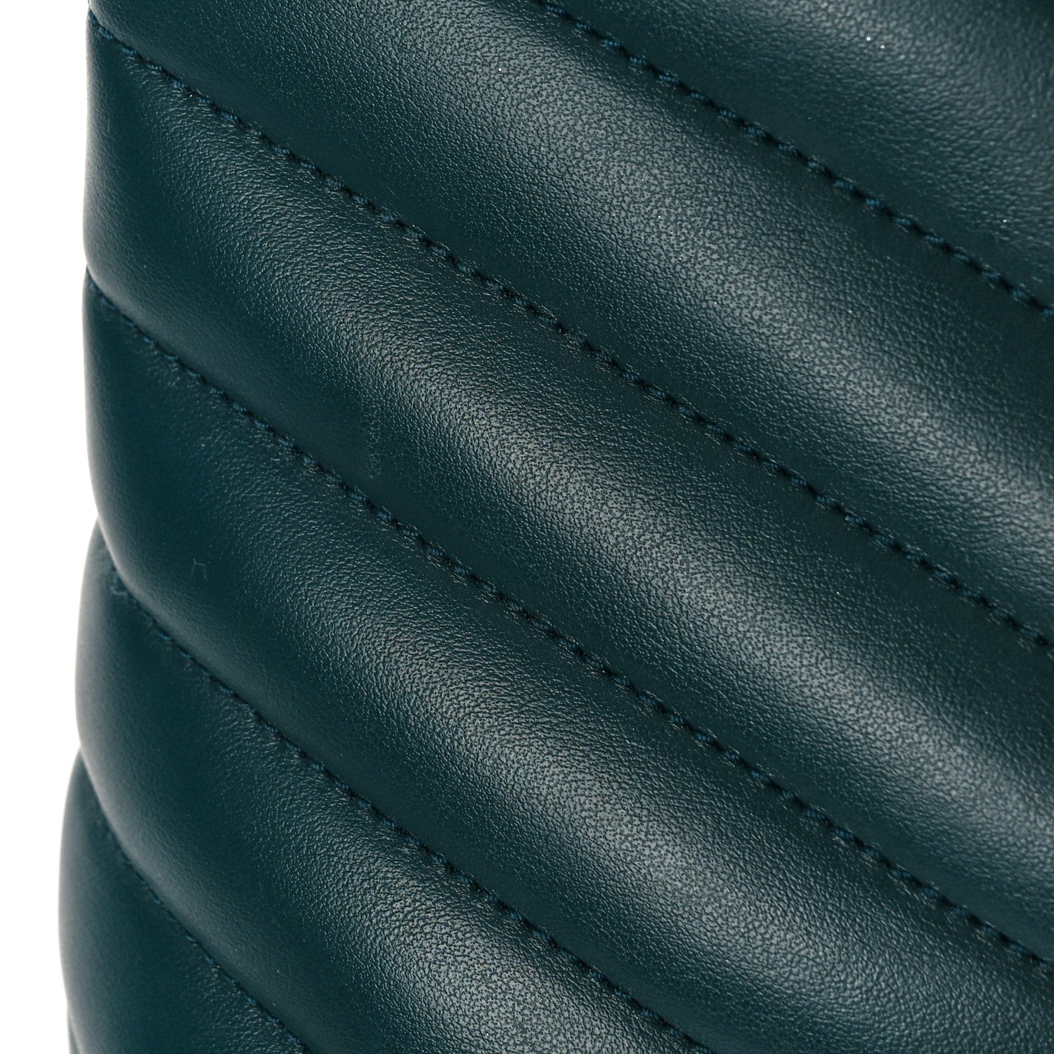 Saint Laurent Calfskin Y Quilted Monogram Small Loulou Chain Satchel Green 10 of 10