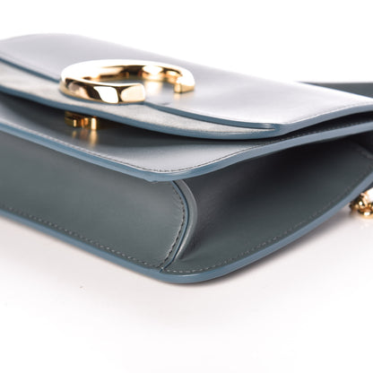 Chloe Calfskin Suede C Clutch With Chain Cloudy Blue 8 of 9