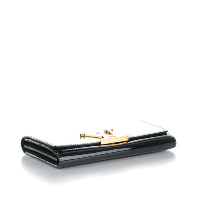 Louis Vuitton Patent Louise Clutch Black 4 of 7