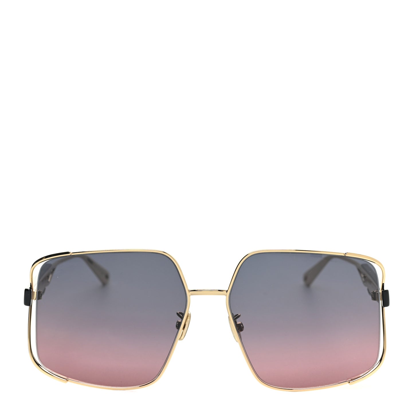 Metal ArchiDior S1U Sunglasses Gold