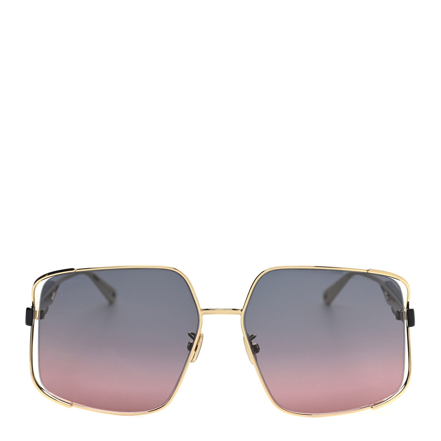 Christian Dior Metal ArchiDior S1U Sunglasses Gold 2 of 9