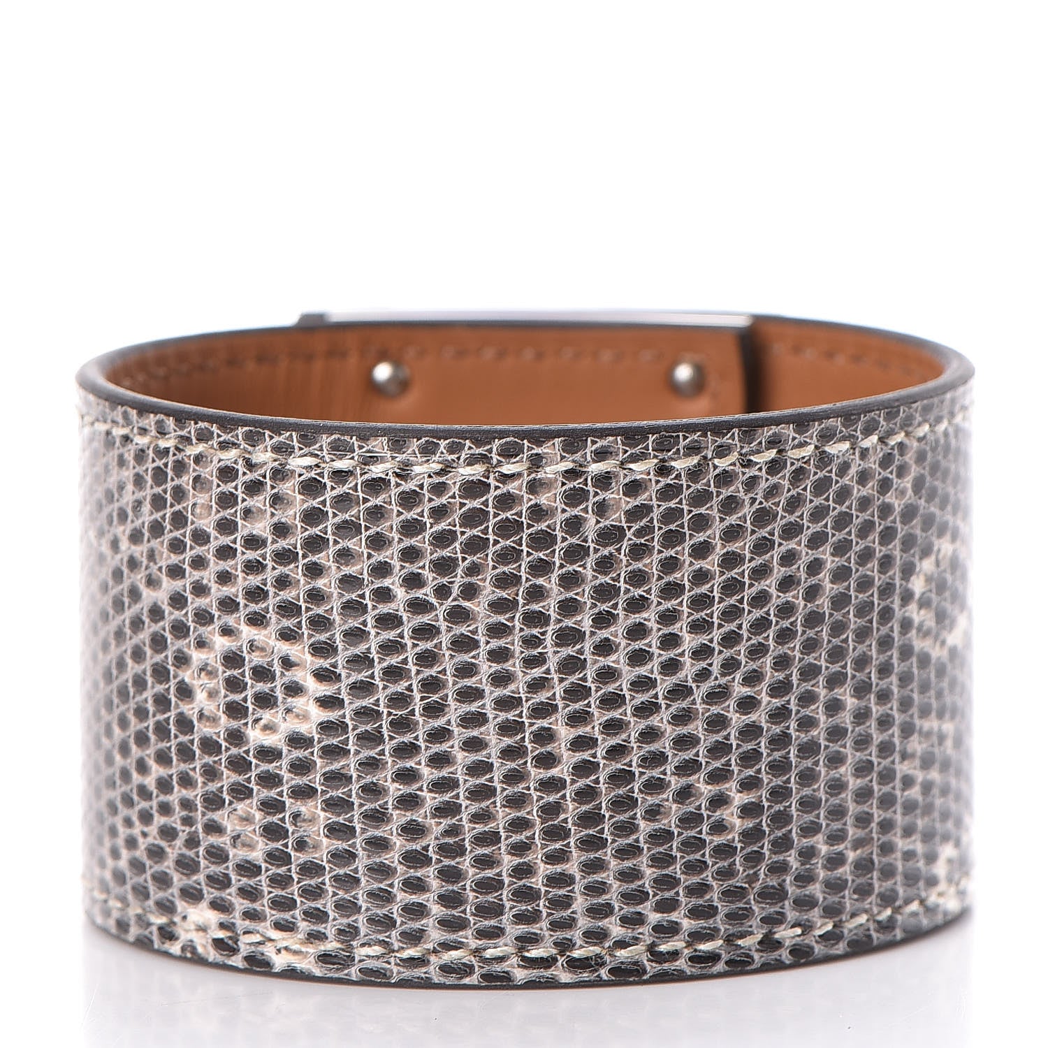 Hermes Lizard Kelly Dog Cuff T2 Ombre 3 of 6