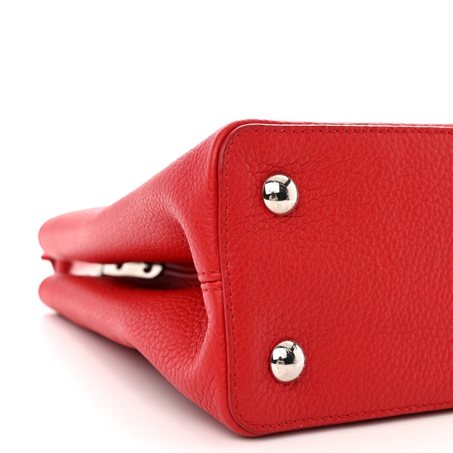 Taurillon Capucines PM Rubis