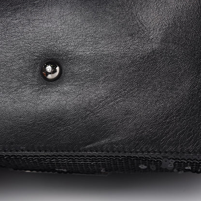 Valentino Garavani Sequin Petale Tote Black 10 of 16