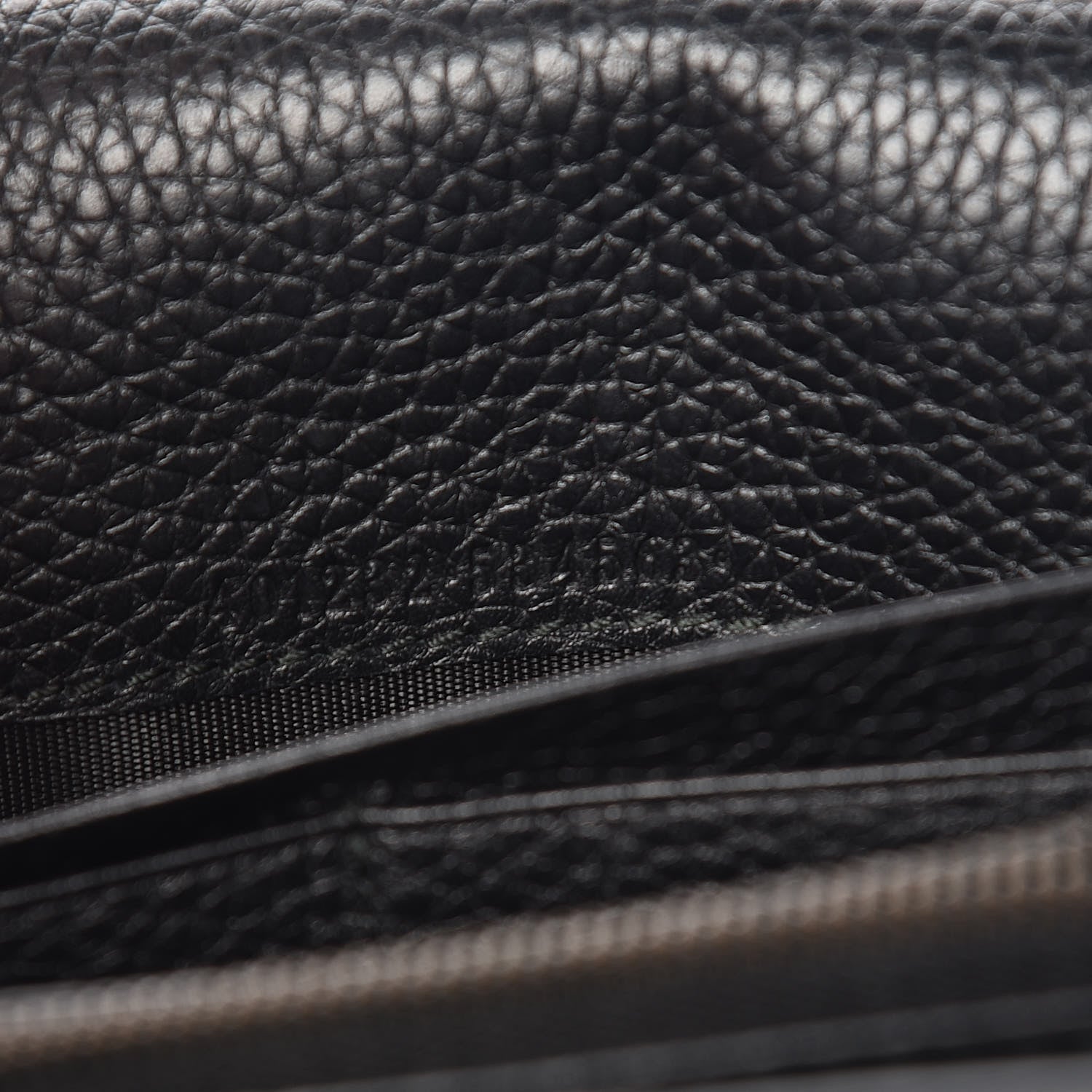 Gucci Calfskin GG Marmont Chain Wallet Black 8 of 9
