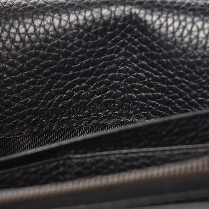 Gucci Calfskin GG Marmont Chain Wallet Black 8 of 9
