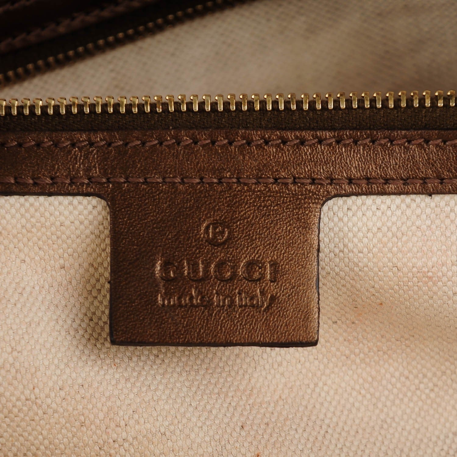 Gucci Metallic Guccissima Heart Bit Charm Dome Satchel Bronze 6 of 12