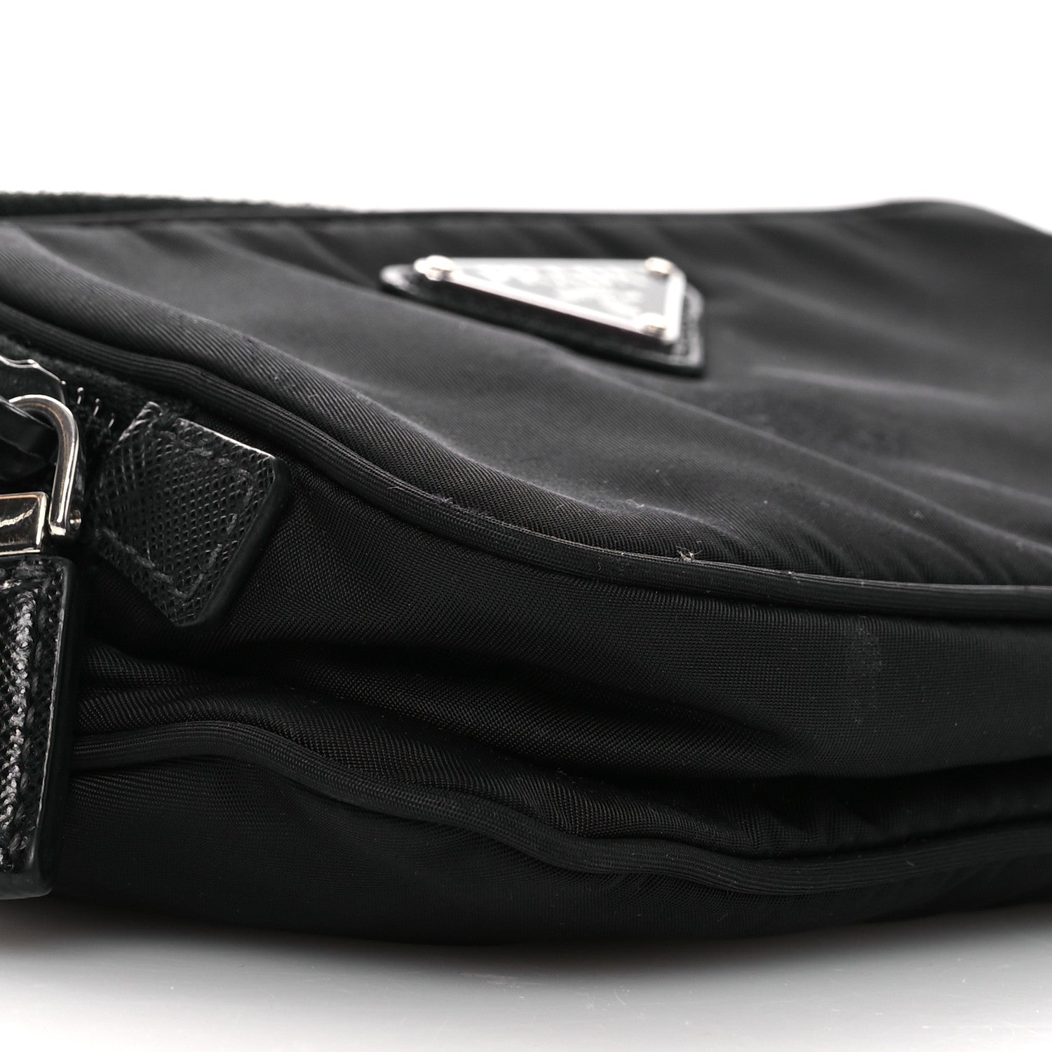 Prada Tessuto Nylon Belt Bag Black 9 of 12