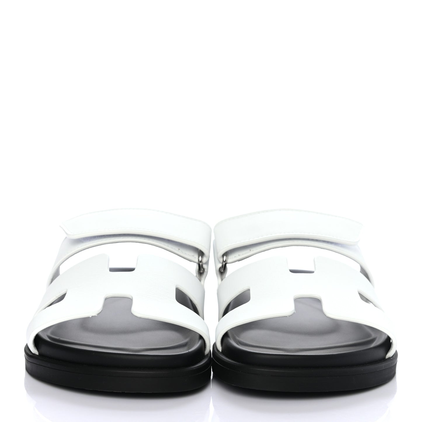 Calfskin Womens Chypre Sandals 37 White