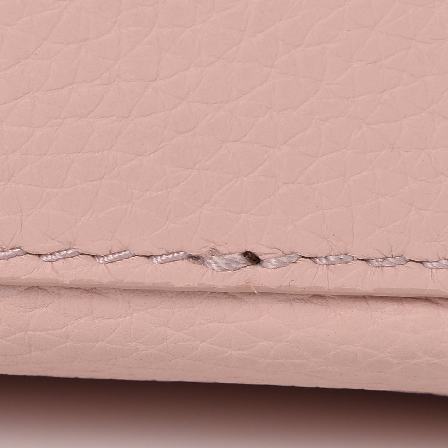 Grainy Calfskin Remington Tote Pale Ash Rose