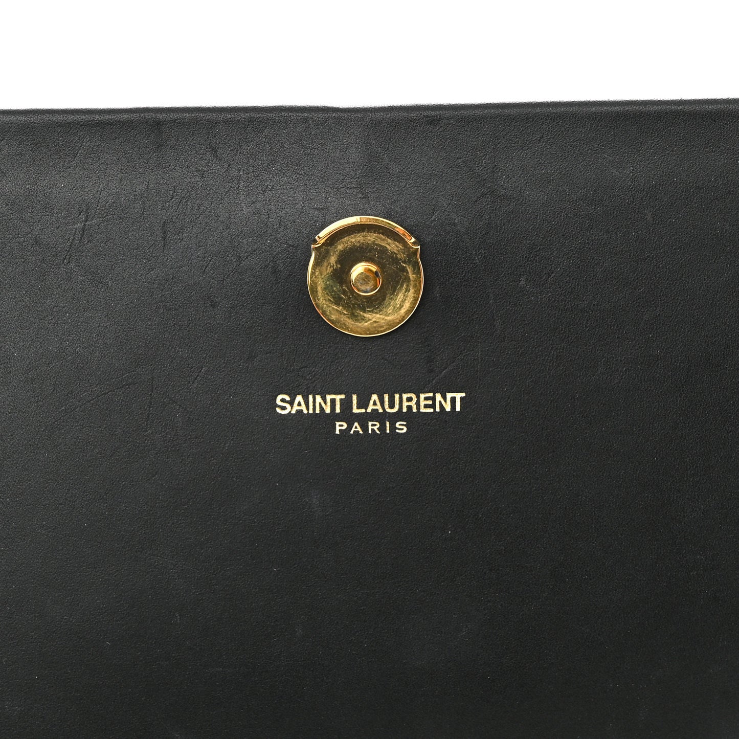 Smooth Calfskin Medium Classic Monogram Kate Tassel Satchel Black