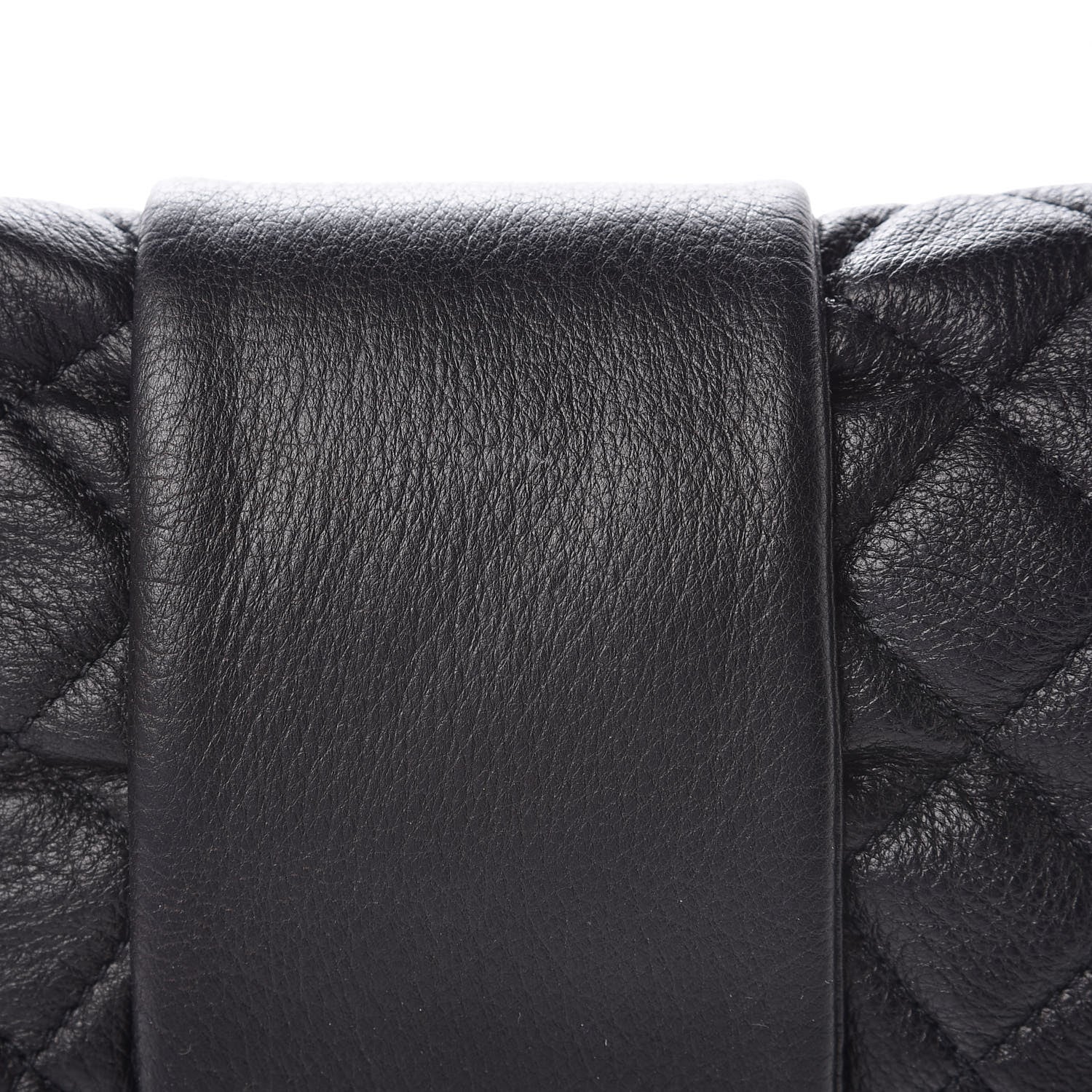 Chanel Sheepskin Mademoiselle Clutch Black 8 of 10