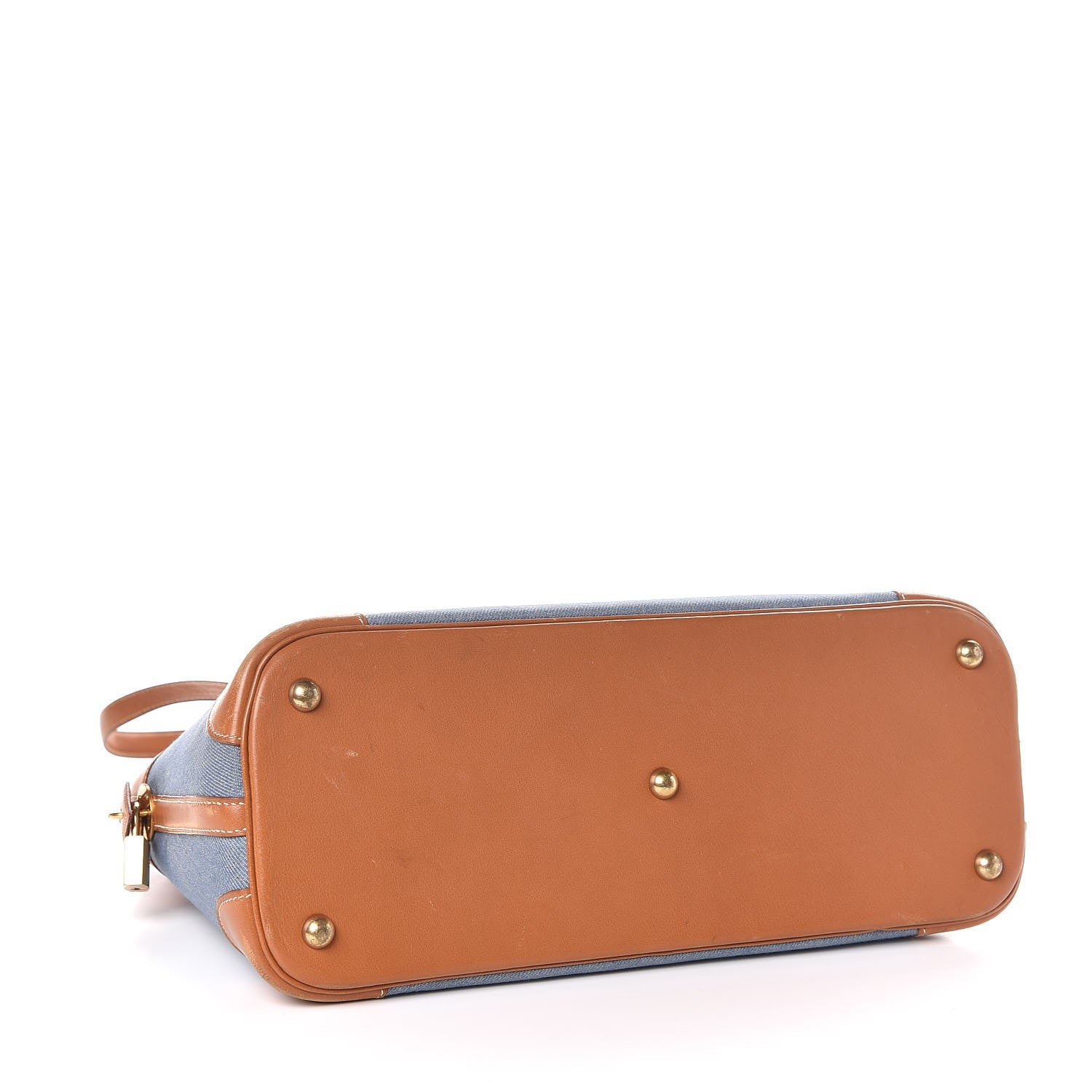 Hermes Veau Sikkim Denim Bolide 35 Gold 5 of 15