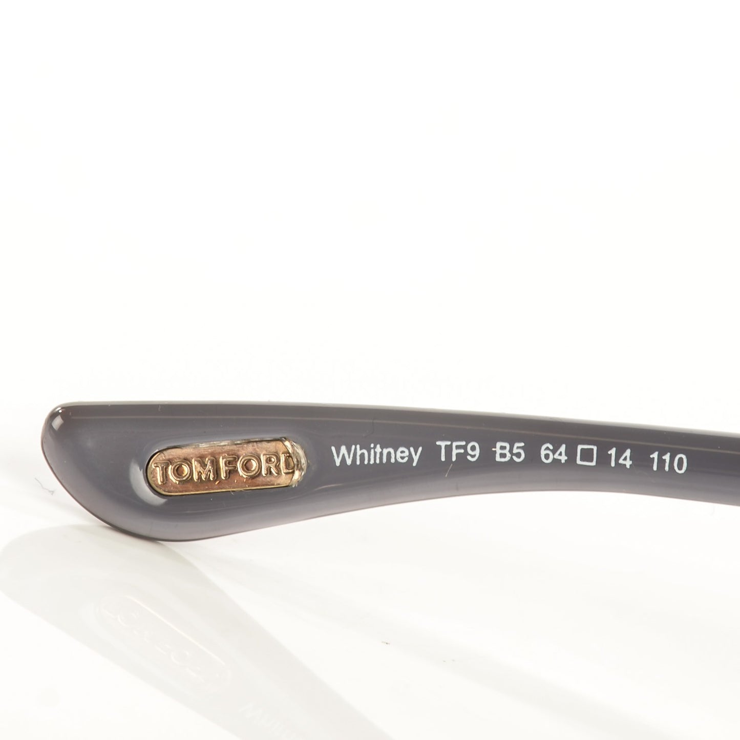 Acetate Whitney Crossover Sunglasses TF9 Dark Grey