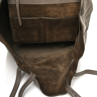 Celine Soft Grained Calfskin Small Belt Cabas Phantom Taupe 5 of 13