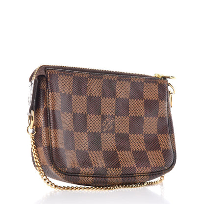 Louis Vuitton Damier Ebene Mini Pochette Accessories 3 of 7