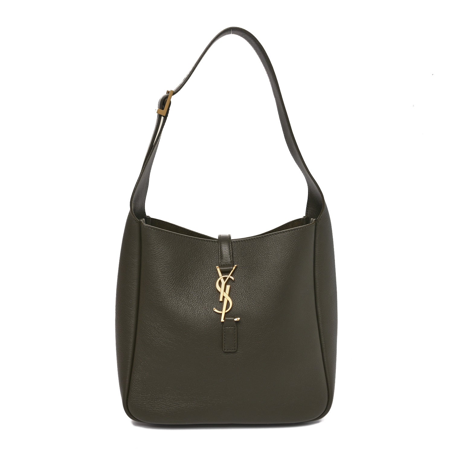 Saint Laurent Smooth Calfskin Small Le 5 A 7 Soft Hobo Light Musk 1 of 10
