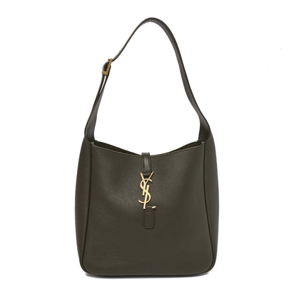 Saint Laurent Smooth Calfskin Small Le 5 A 7 Soft Hobo Light Musk 1 of 10