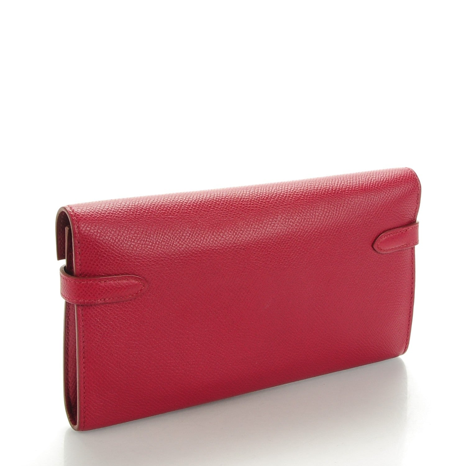 Hermes Epsom Kelly Longue Wallet Rubis 3 of 14