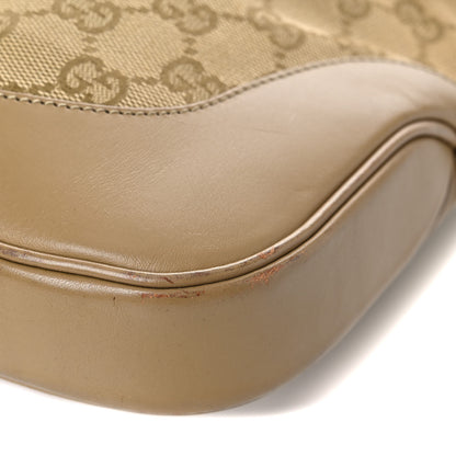 Gucci Monogram Web Jackie O Hobo Beige 11 of 23