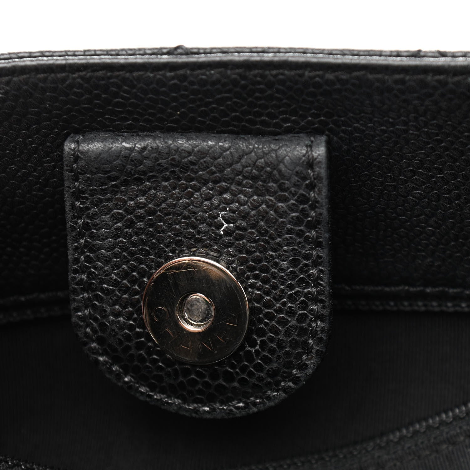 Chanel Caviar Quilted Petit Shopping Tote PST Black 11 of 12