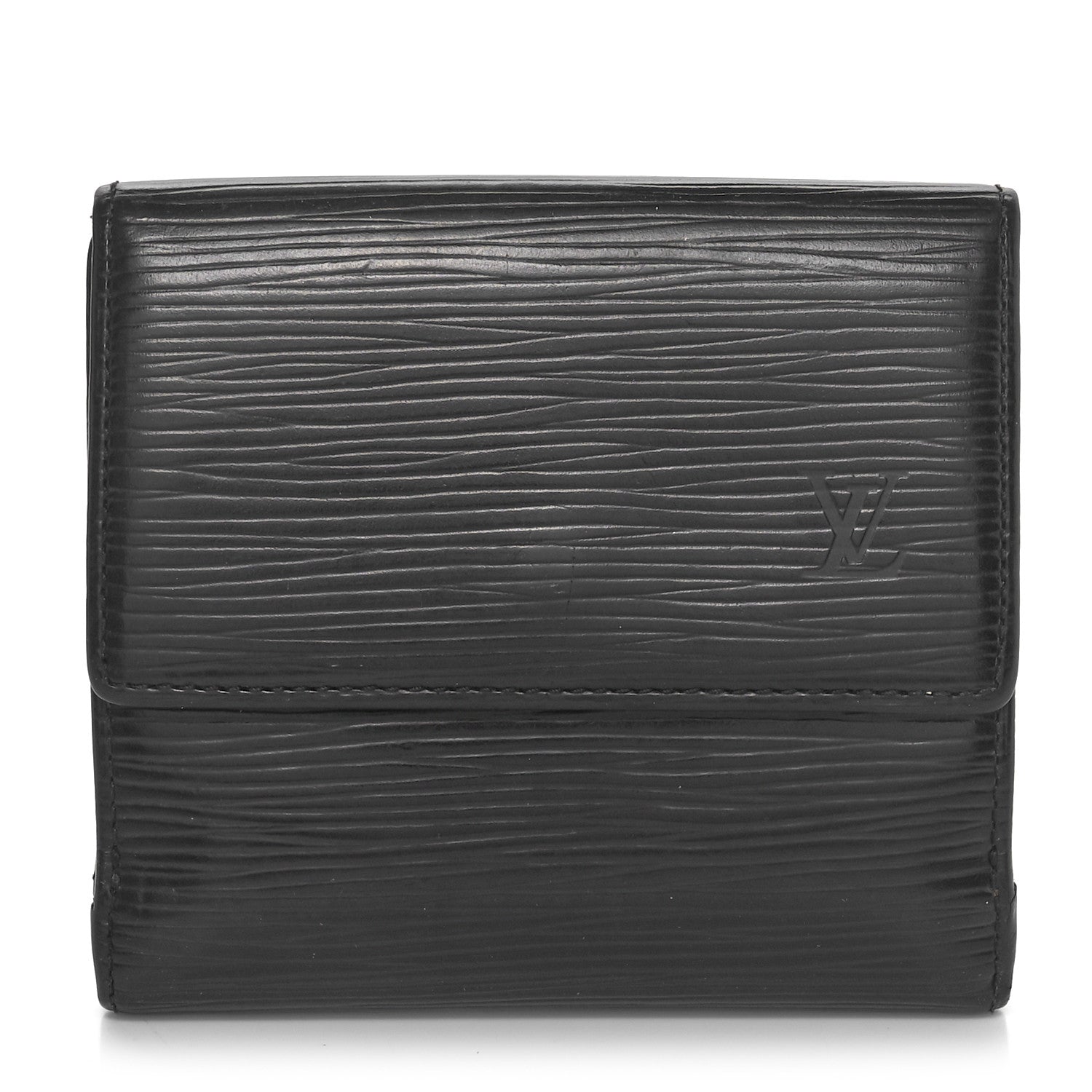 Louis Vuitton Epi Elise Wallet Black 1 of 9