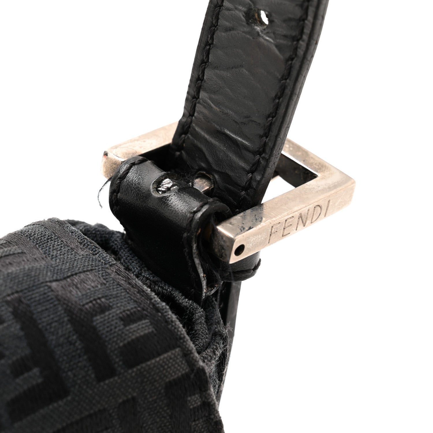 Fendi Zucchino Baguette Black 11 of 11