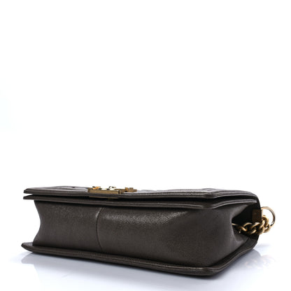 Chanel Caviar Quilted New Medium Boy Flap Khaki 7 of 7