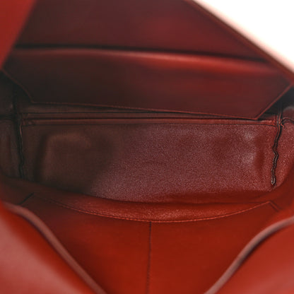 Celine Smooth Calfskin Blade Flap Red Wood 8 of 12