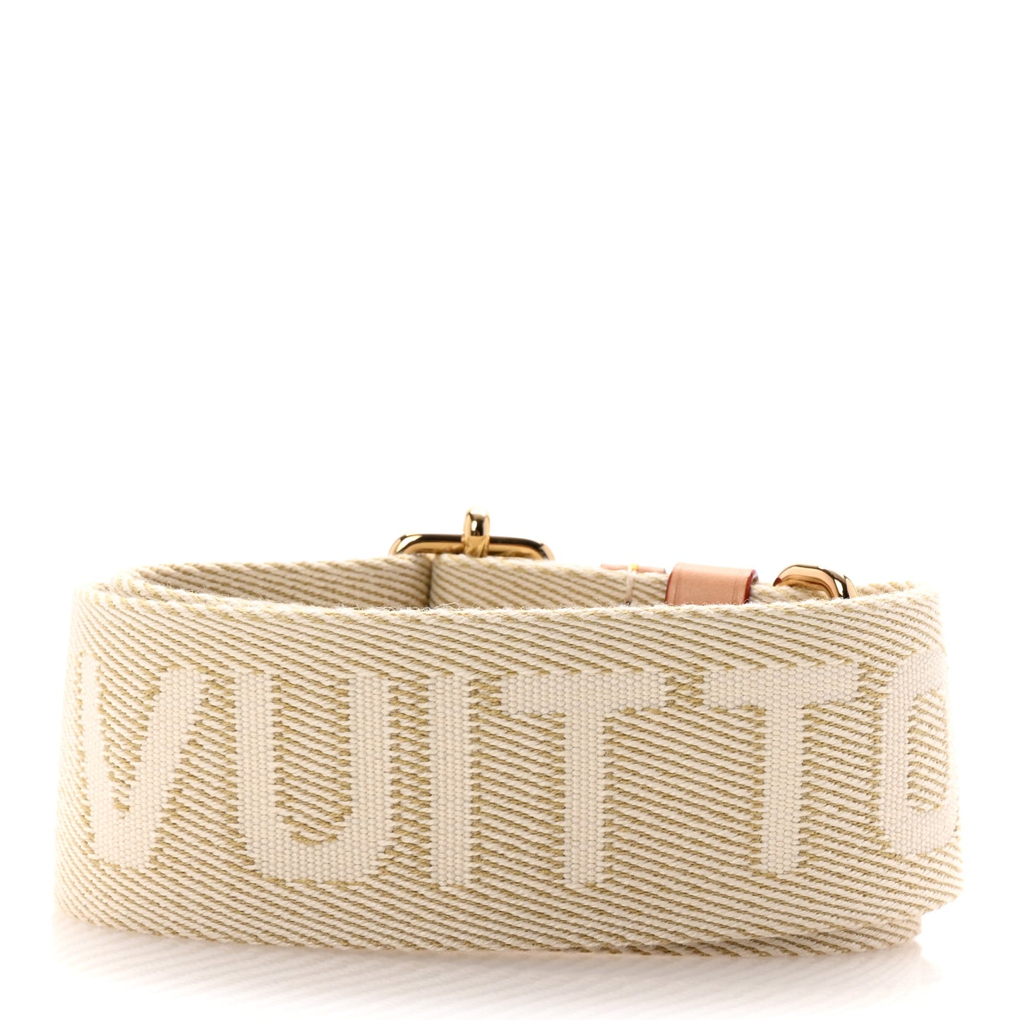Jacquard High Rise Shoulder Strap Beige