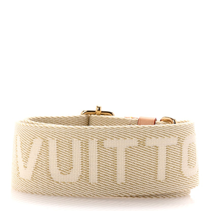 Louis Vuitton Jacquard High Rise Shoulder Strap Beige 2 of 5
