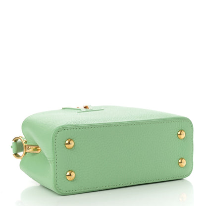 Louis Vuitton Taurillon Mini Capucines Vert Pomme 4 of 9