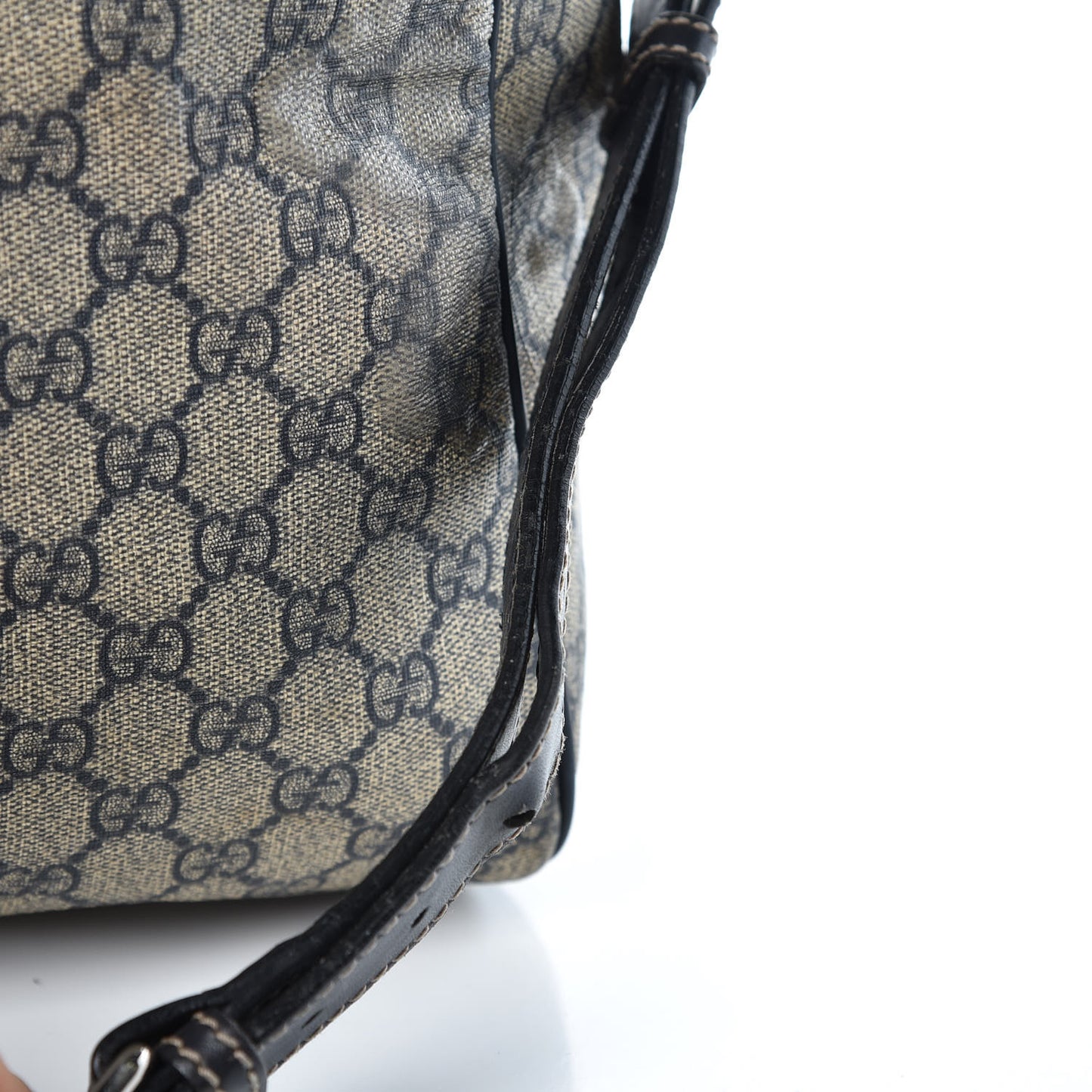 GG Plus Monogram Large Carry On Duffle Bag Navy