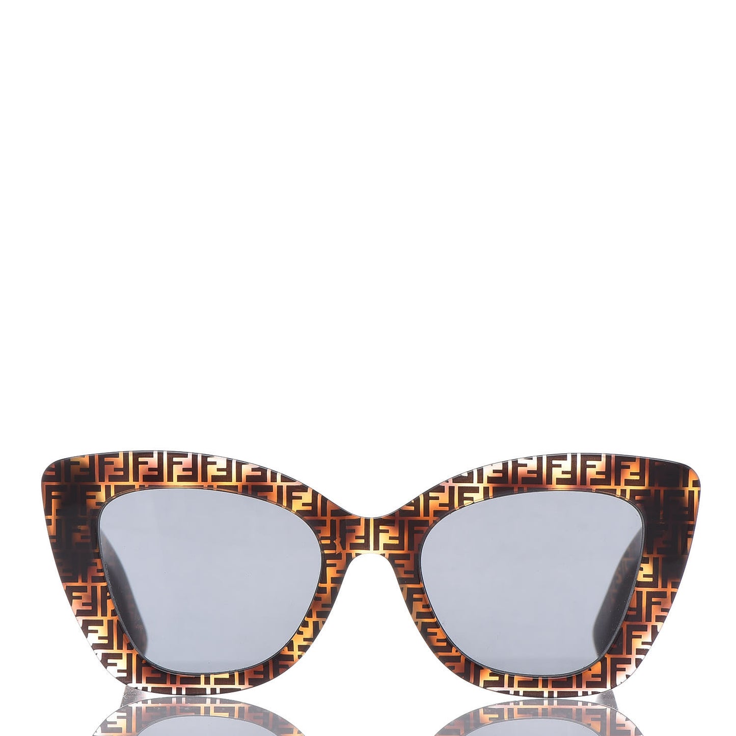 Acetate F is Fendi FF Cat Eye Sunglasses FF 0360/G/S Havana