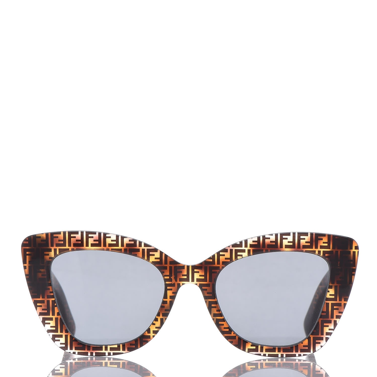 Fendi Acetate F is Fendi FF Cat Eye Sunglasses FF 0360/G/S Havana 2 of 6