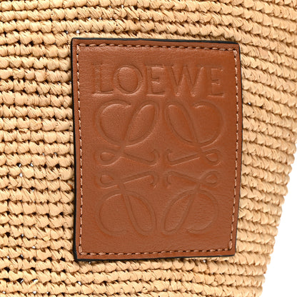 Loewe Raffia Mini Slit Tote Bag Natural Tan 7 of 11