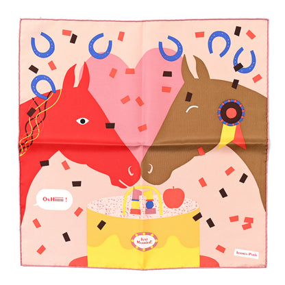 Hermes Silk Just Married Scarf 45 Rose Pale Vieux Rose 1 of 4