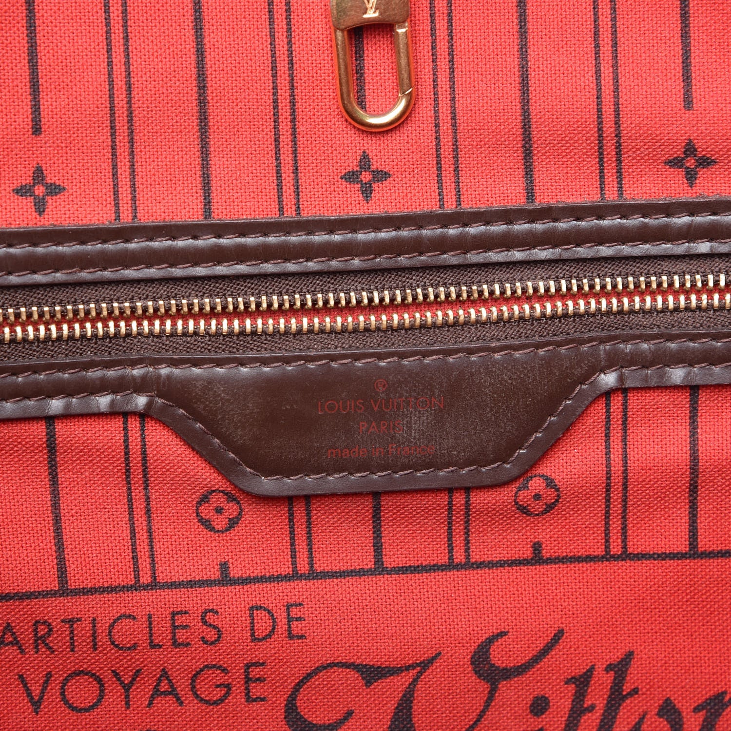 Louis Vuitton Damier Ebene Neverfull MM 6 of 12