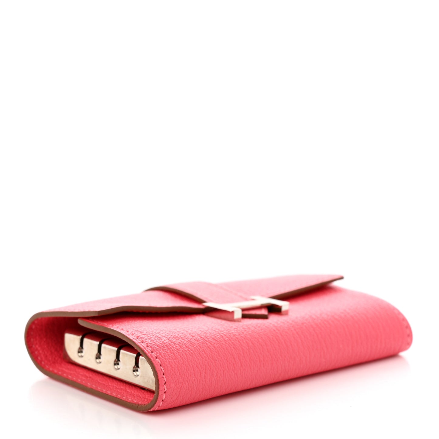 Chevre Mysore Bearn Multicles 4 Key Holder Rose Lipstick