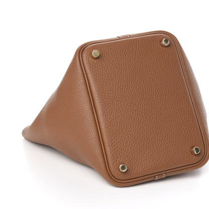 Hermes Taurillon Clemence Picotin Lock 18 PM Gold 8 of 10